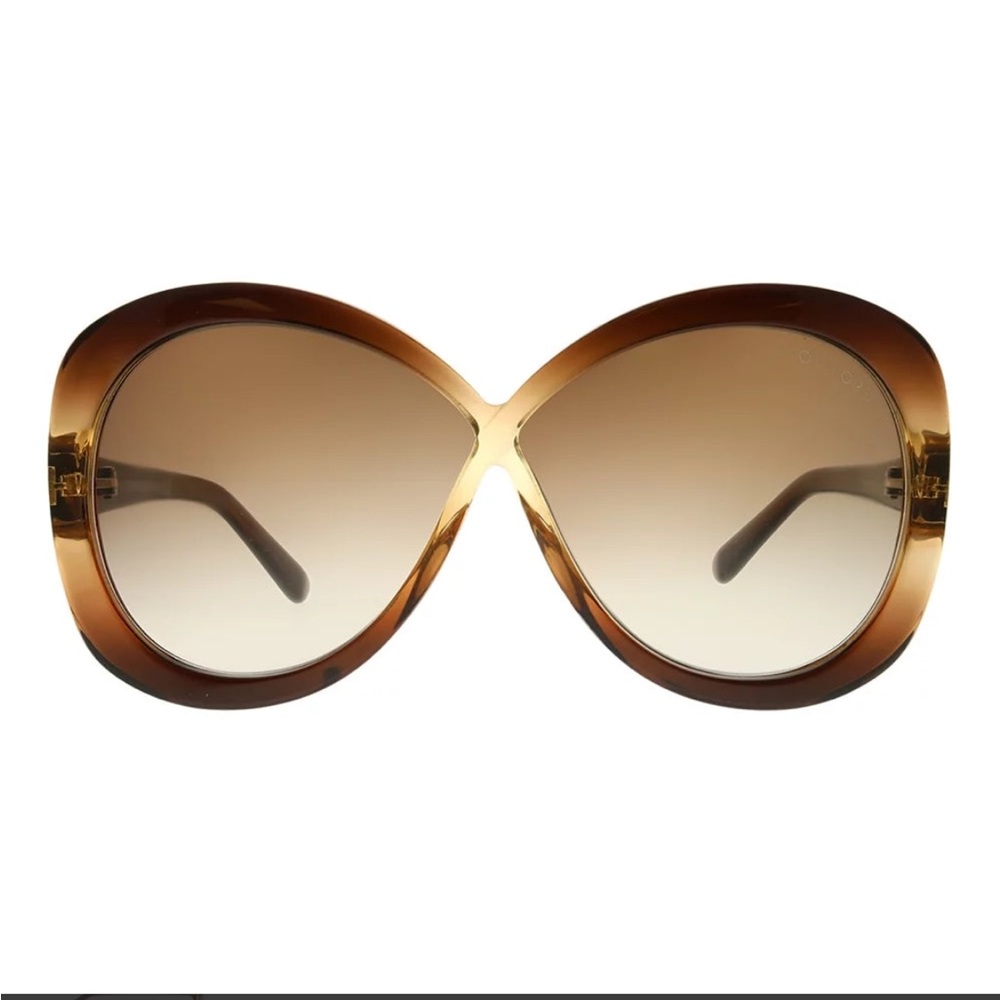 Tom Ford Margot Sunglasses Brown Gradient Lens FT226